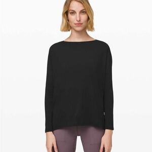 Lululemon Athletica Black Long Sleeve Top